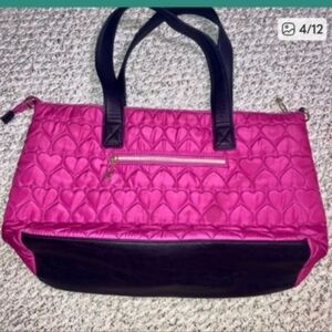 Betsey Johnson Pink Tote Bag